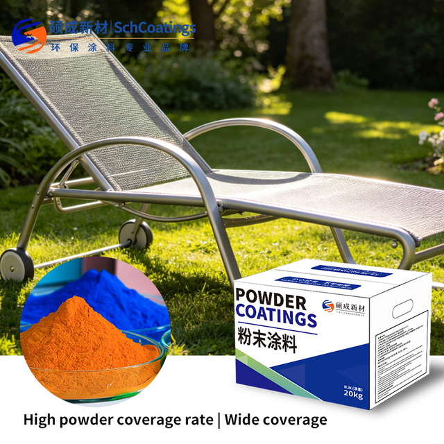 Super weather resistant powder coating uv anti aging finishing for outdoor metal furniture and lounge chair