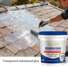 Transparent waterproof glue