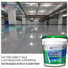 Fast-drying water-based acrylic floor paint for warehouse, factory and garage. Low VOC, anti-slip, easy to clean