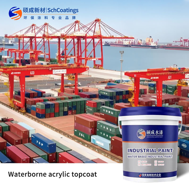 High Gloss Water Based Acrylic Topcoat For Outdoor Metal
