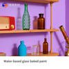 Water-based glass baked paint