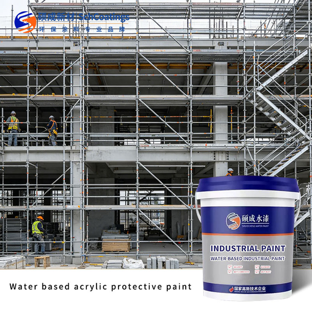 Weather Resistant Water Based Acrylic Paint For Construction Metal