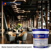 Waterborne multifunctional topcoat industrial weather resistant finishing paint