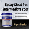 Waterborne Industrial Epoxy Intermediate Coating Paint Superior Salt Spray Corrosion Resistance For Steel Structure